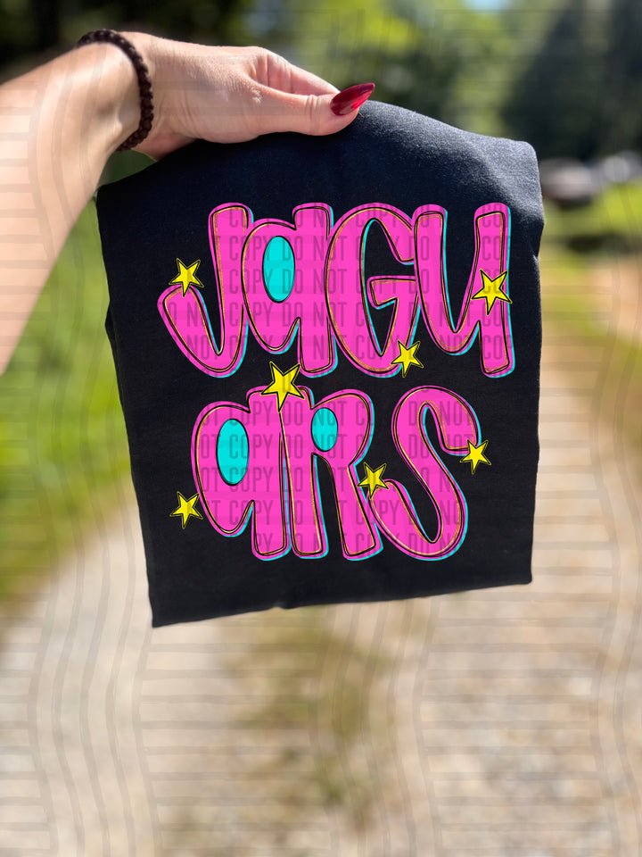 Pink Glow DTF Print