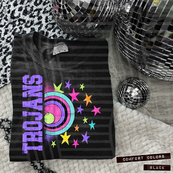 Rainbow Retro DTF Print