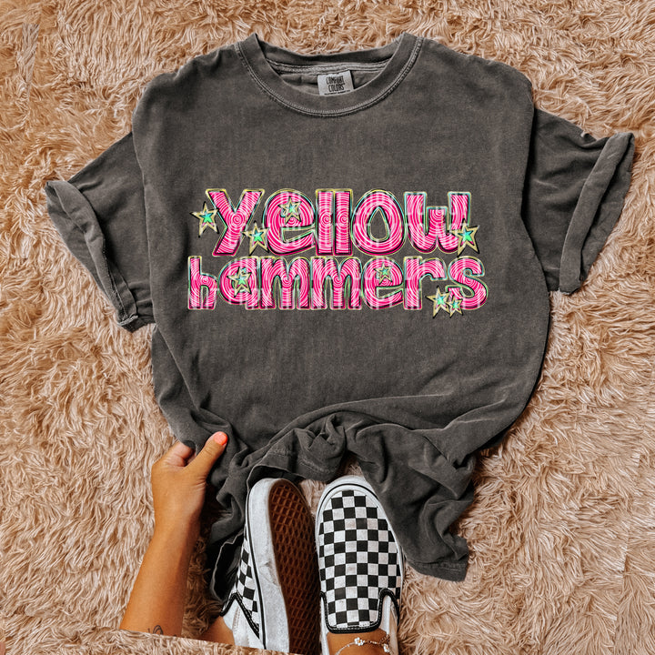 Pink Swirls DTF Print