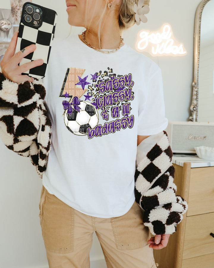 Sassy Classy Soccer DTF Print