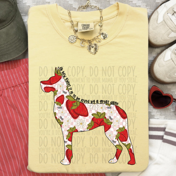 How Sweet Dog DTF Print