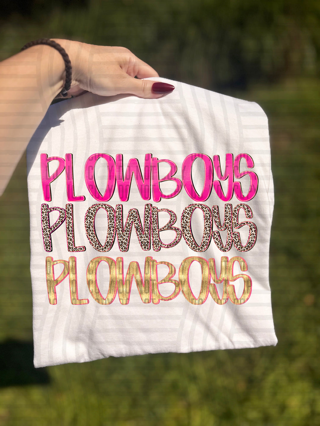 Pretty In Pink Triple Stacked DTF Print