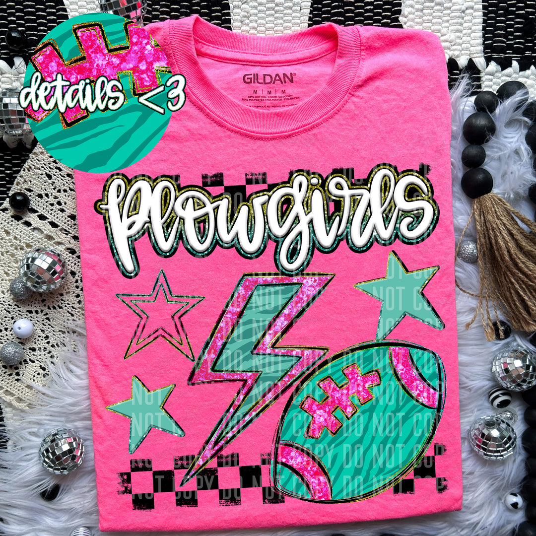 Football Bolt DTF Print