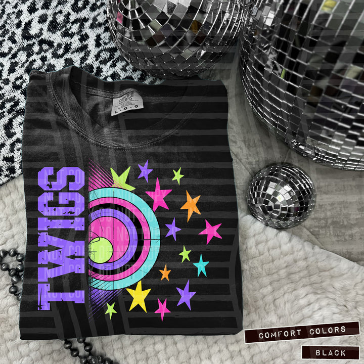 Rainbow Retro DTF Print