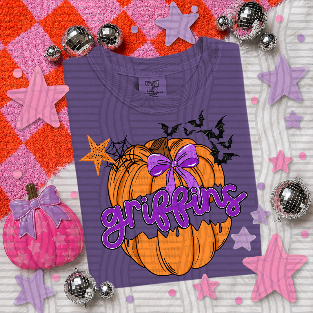 Pumpkin Pop Girly Mascots DTF Print