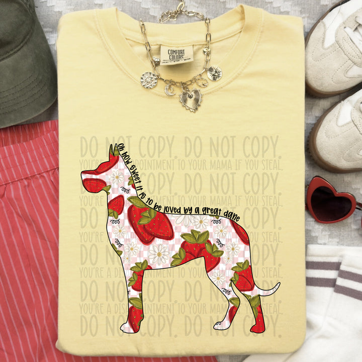 How Sweet Dog DTF Print