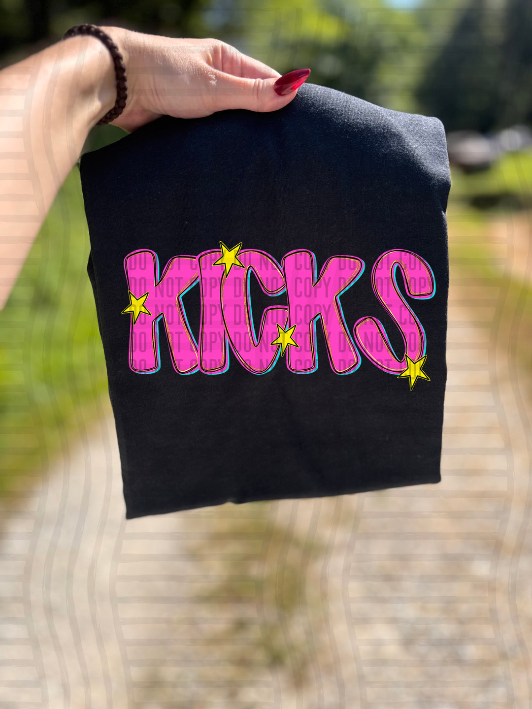 Pink Glow DTF Print