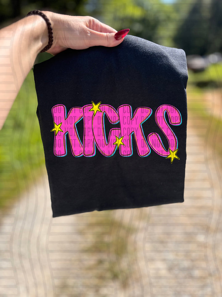 Pink Glow DTF Print