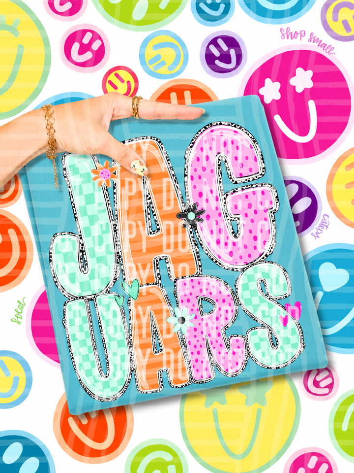 Happy Blooms Mascots DTF Print