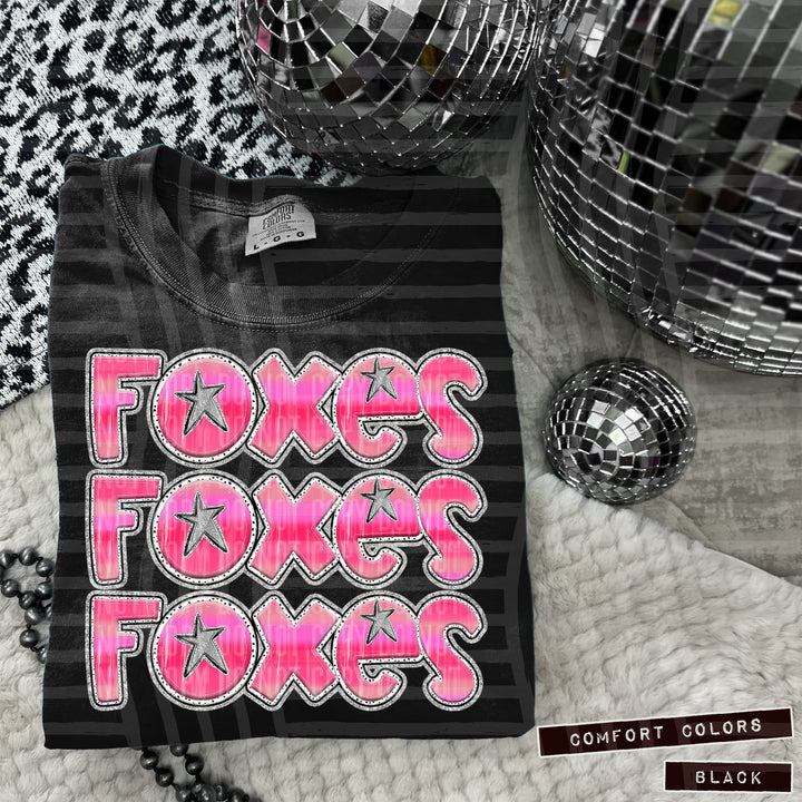 Pink Triple Stacked DTF Print