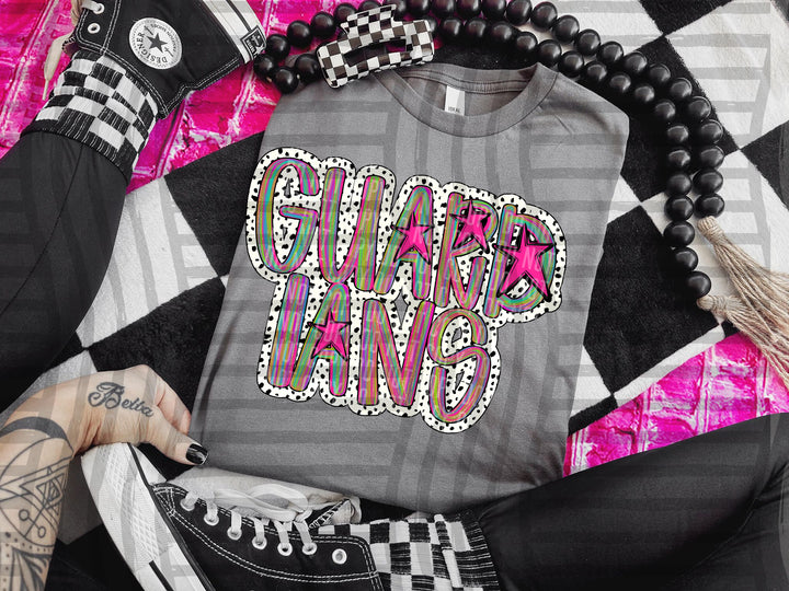 Brushstroke Dots DTF Print