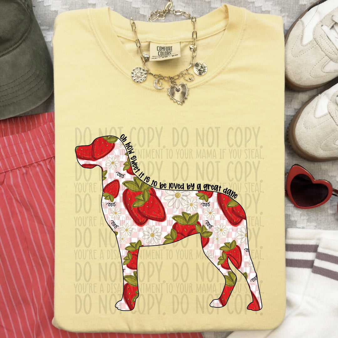 How Sweet Dog DTF Print