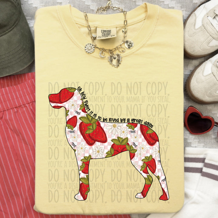 How Sweet Dog DTF Print