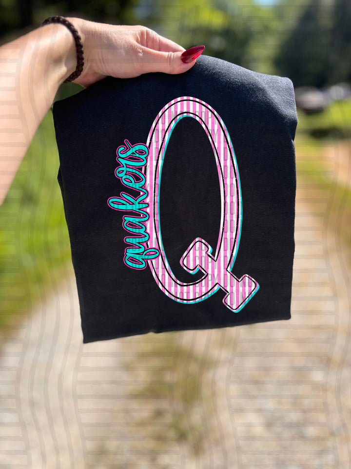 Mixy Pink Seersucker DTF Print