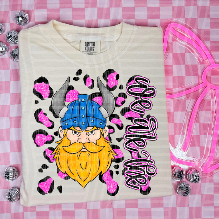Preppy Leopard Mascot Heads DTF Print