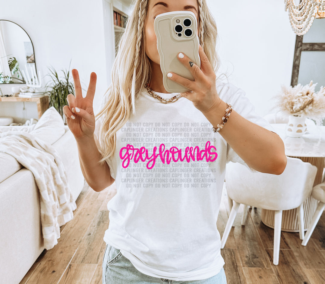 Hand Lettering Mascots DTF Print