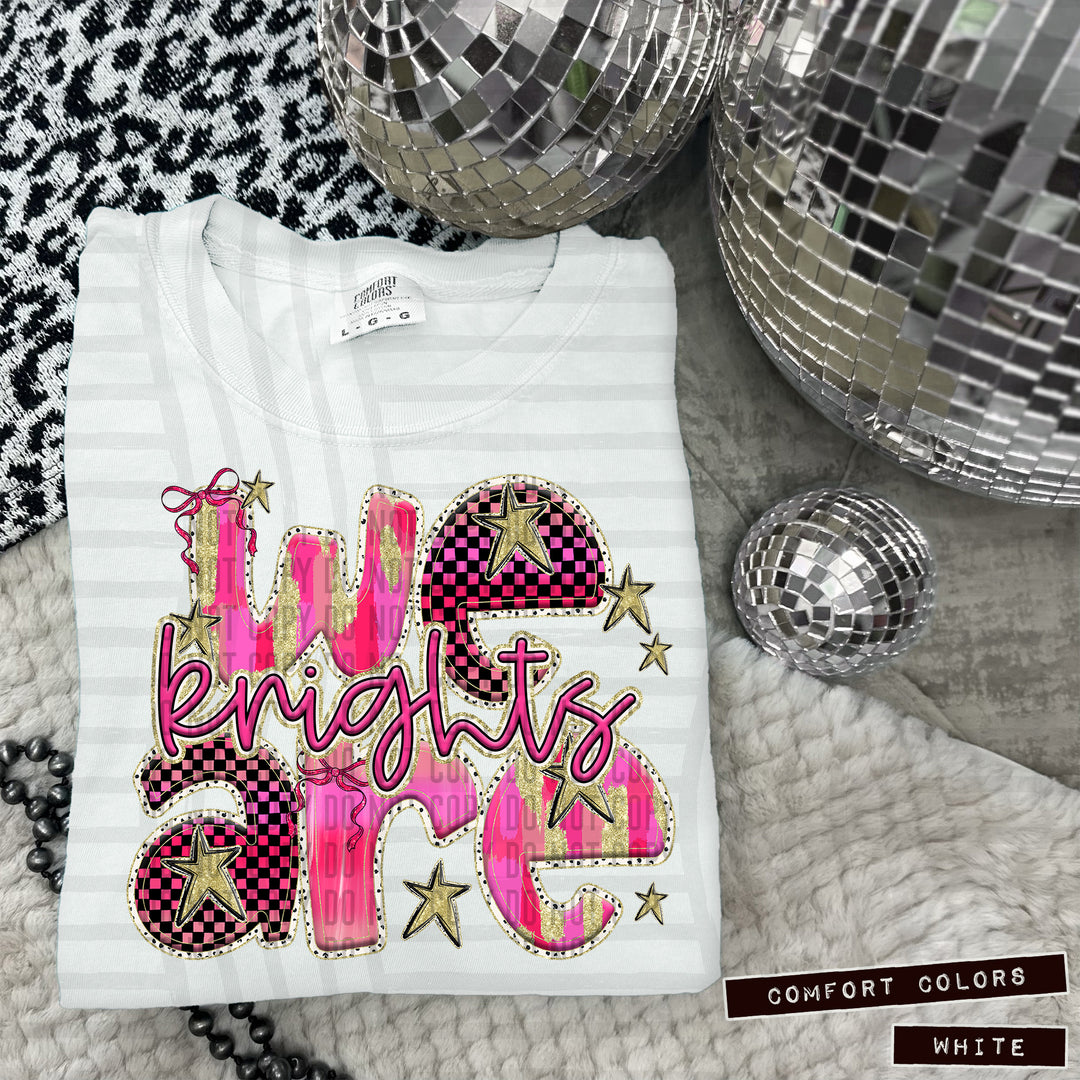 Pink We Are DTF Print