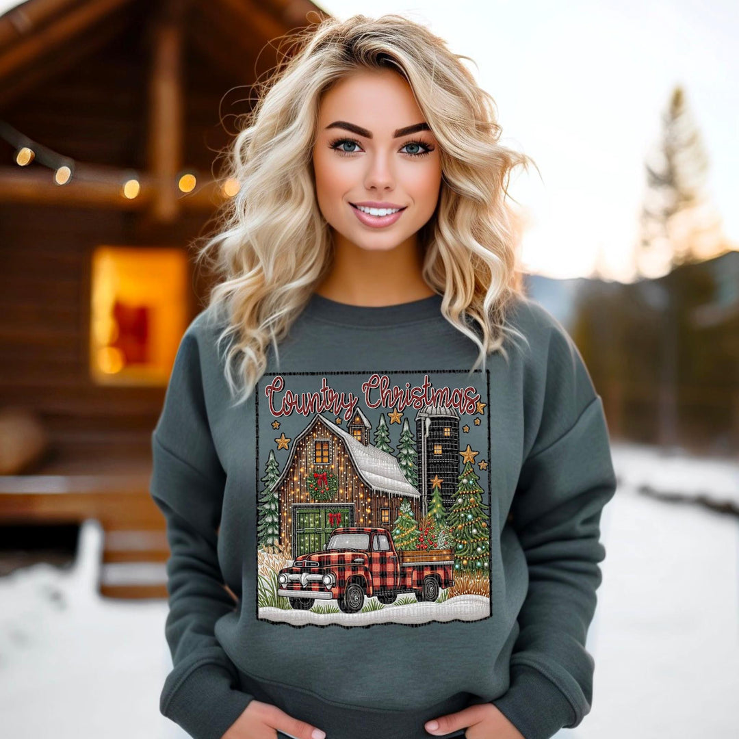 Country Christmas DTF Print