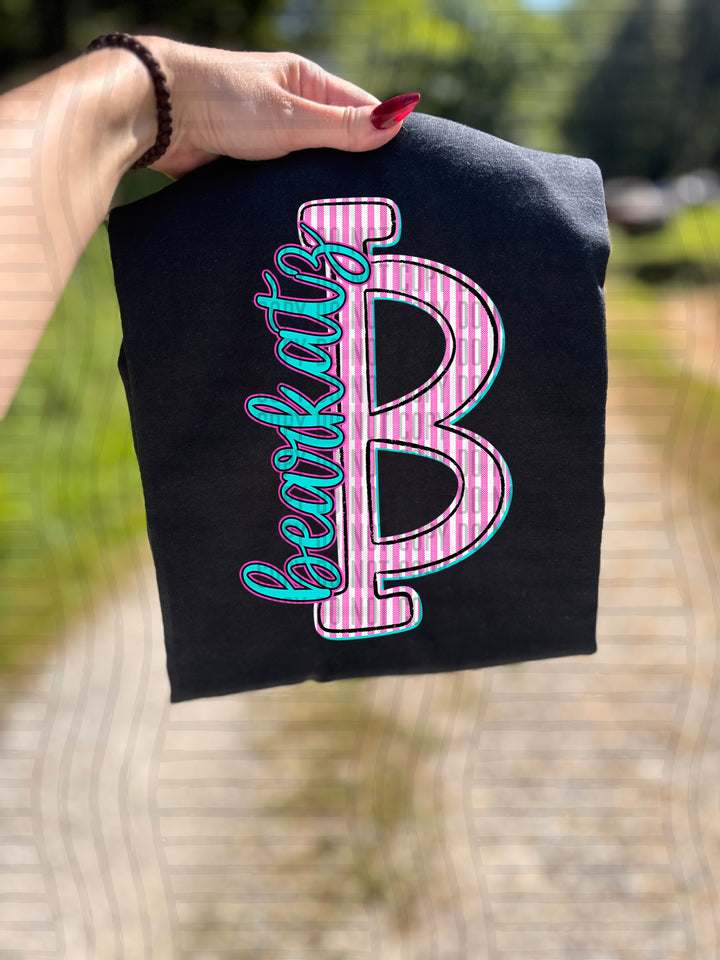 Mixy Pink Seersucker DTF Print