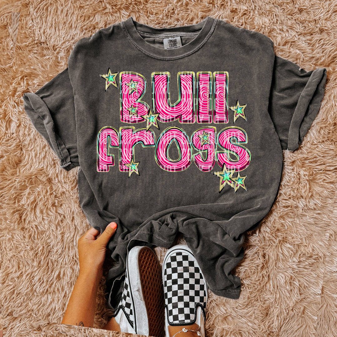 Pink Swirls DTF Print