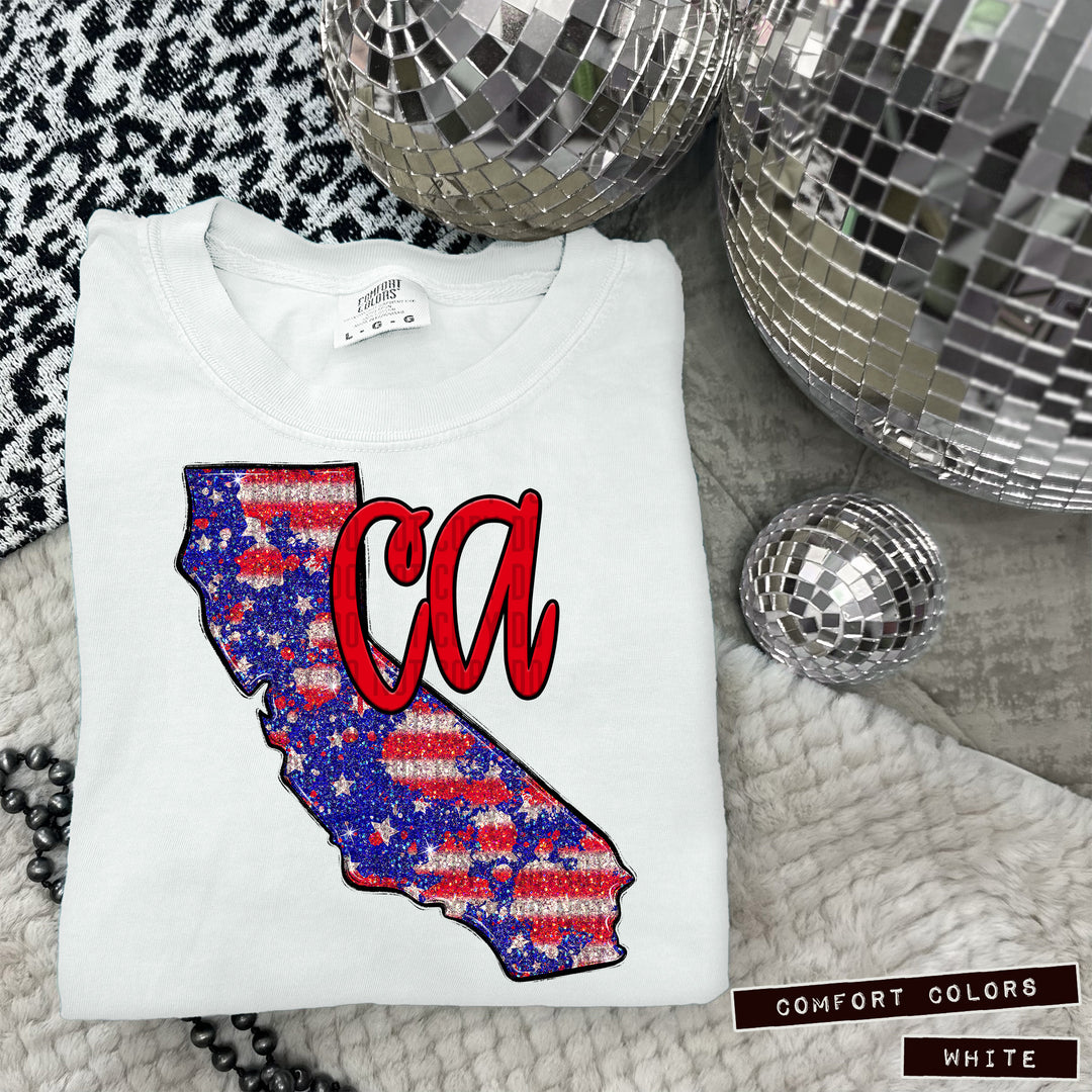 RWB States DTF Print