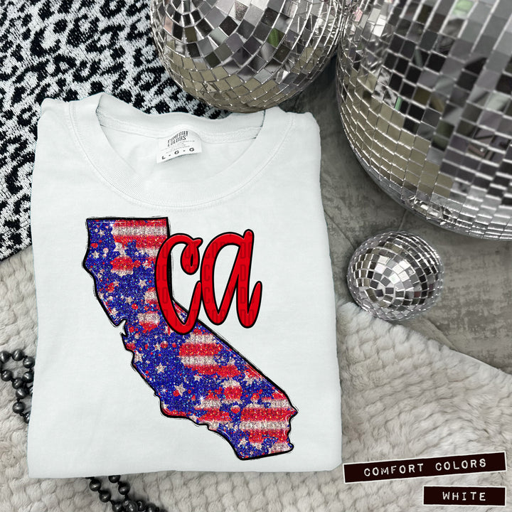 RWB States DTF Print
