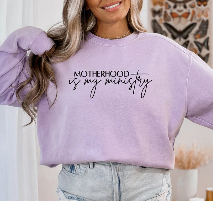 Motherhood Is My Ministry DTF Print