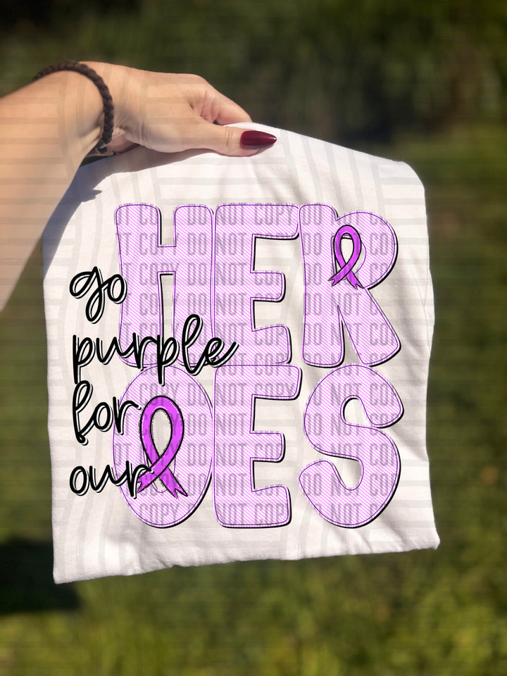 Fibromyalgia Arthritis Awareness DTF Print