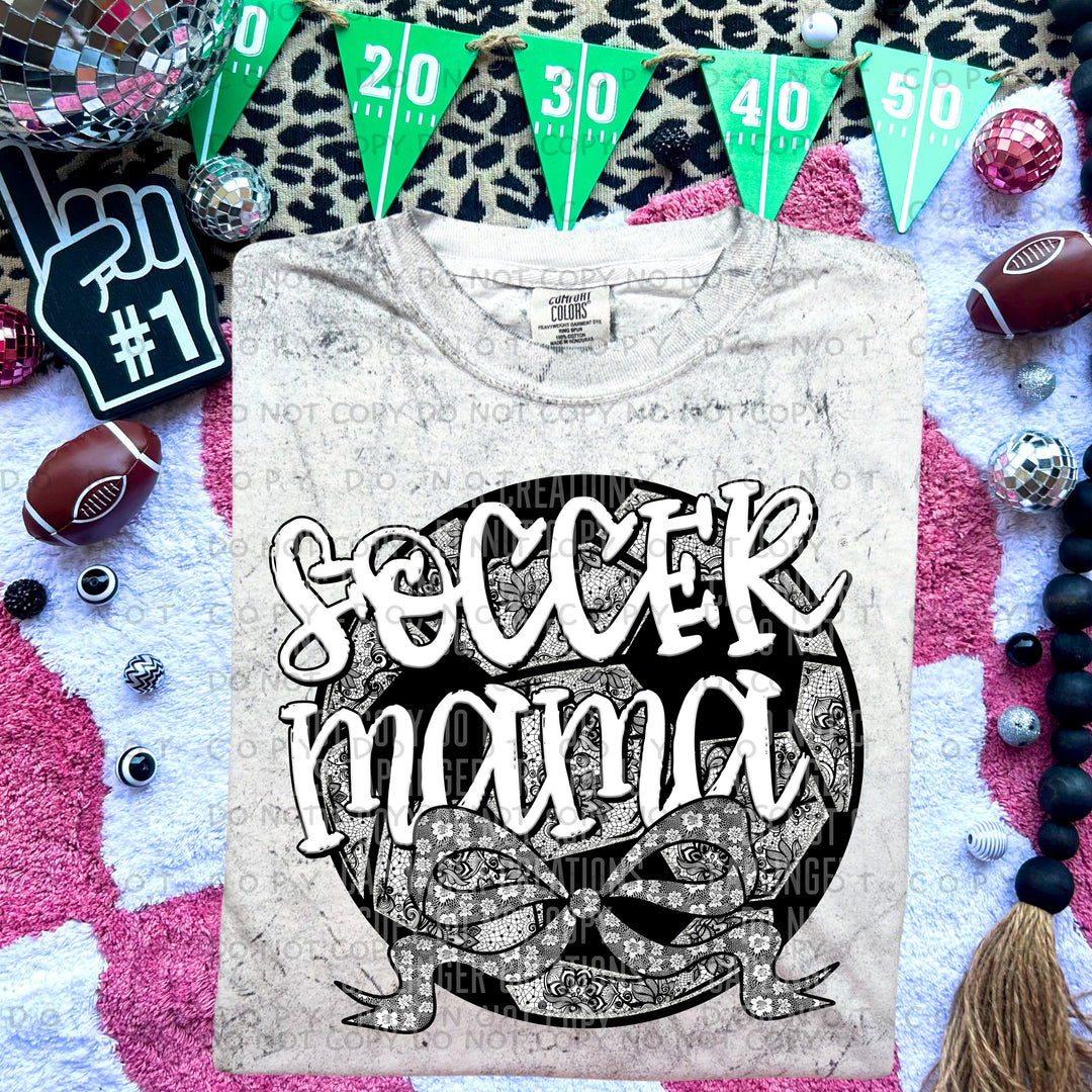 Mama Lace Sports Ball DTF Print