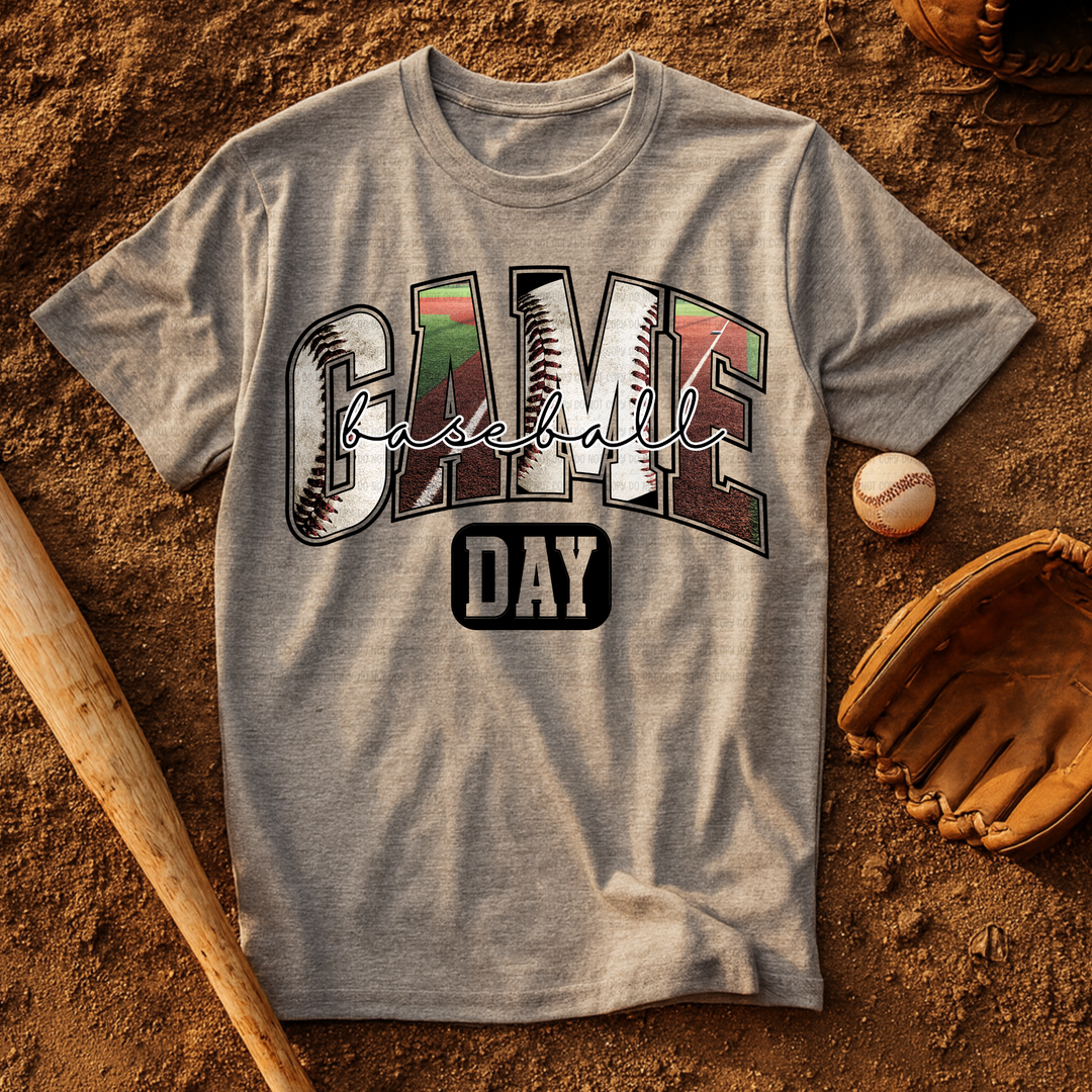 Game Day Baseball DTF Print