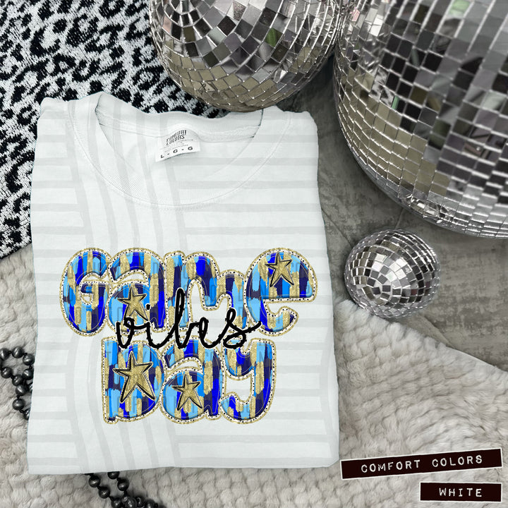 Game Day Vibes Brushstrokes DTF Print