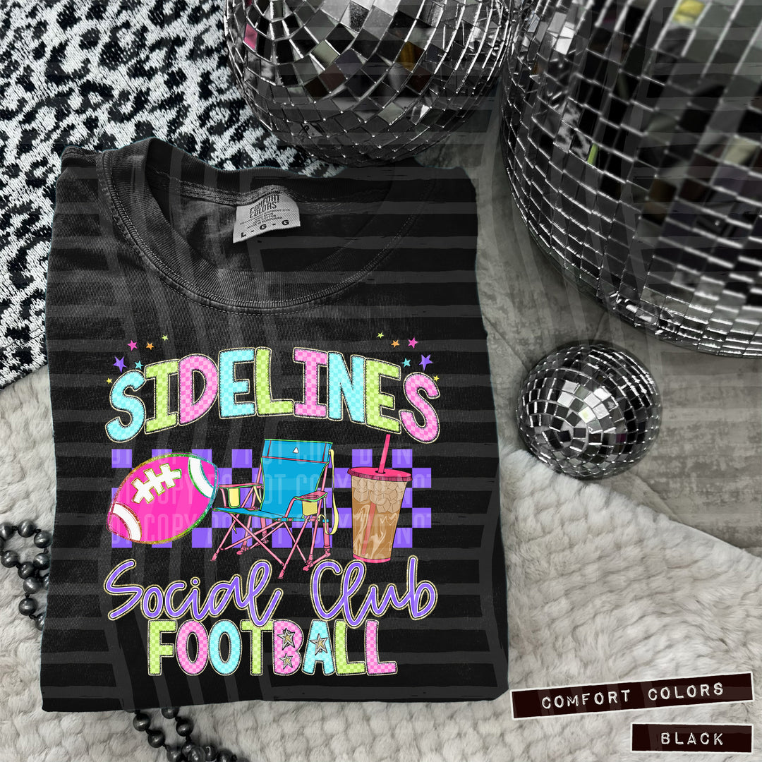 Sidelines DTF Print