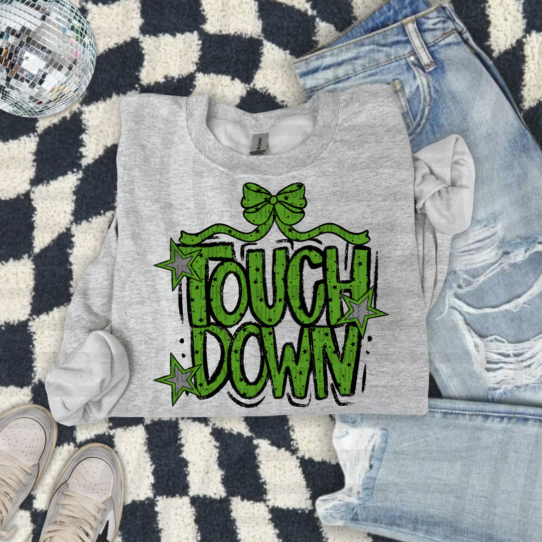 Touch Down Bow DTF Print