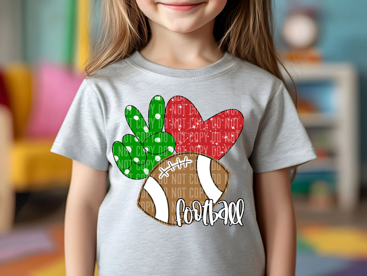 Peace Love DTF Print