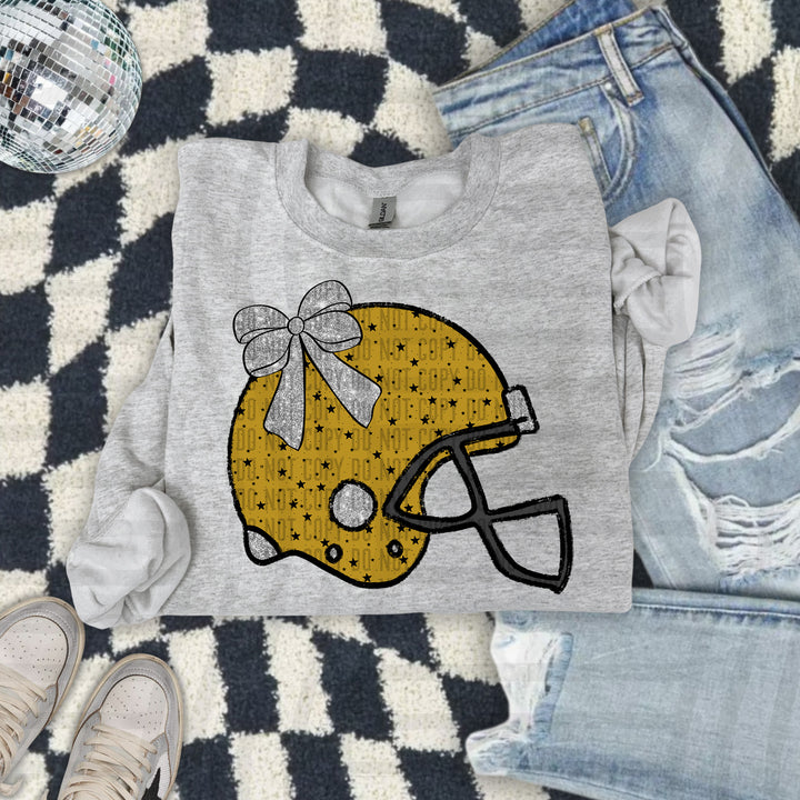 Helmet Silver Accents DTF Print