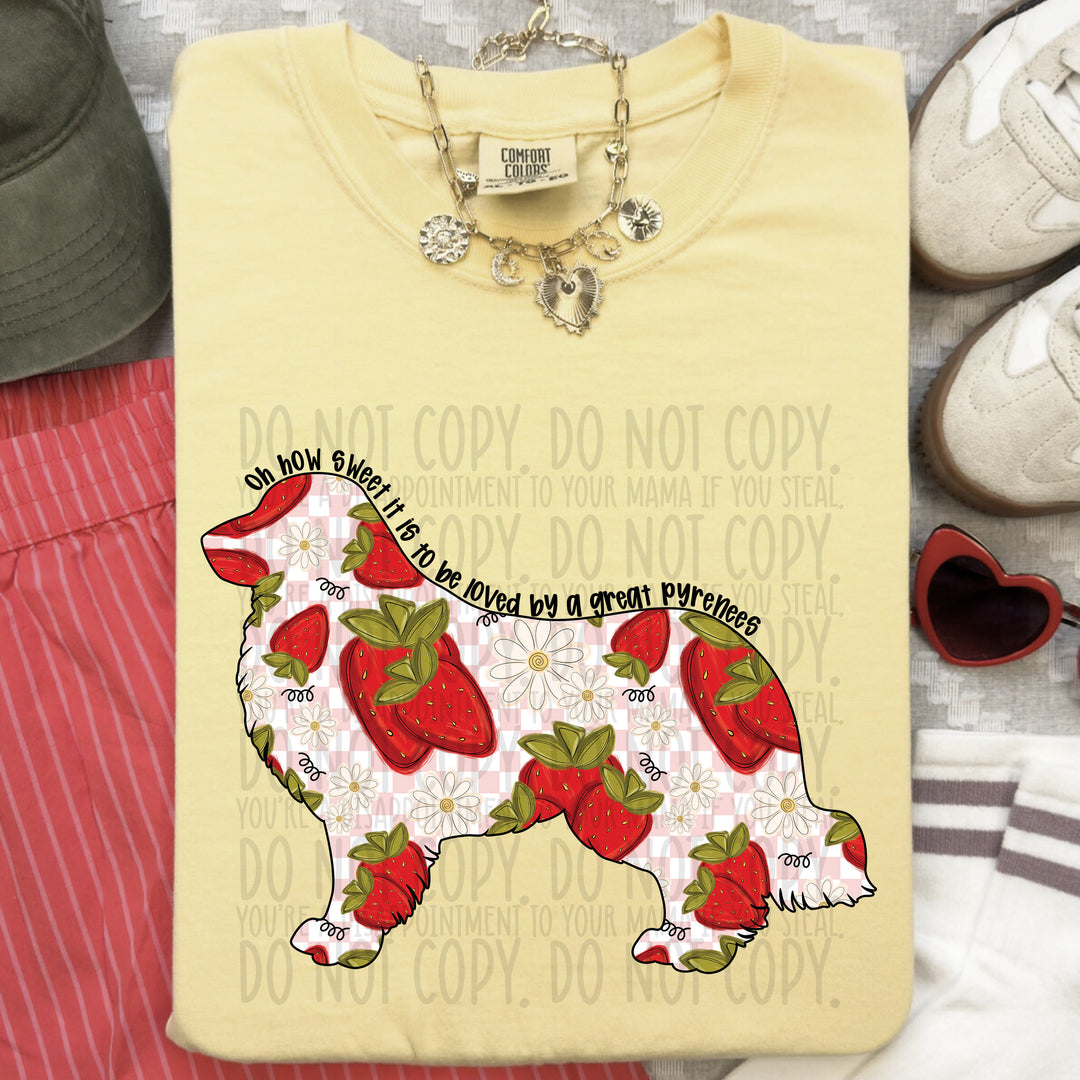 How Sweet Dog DTF Print