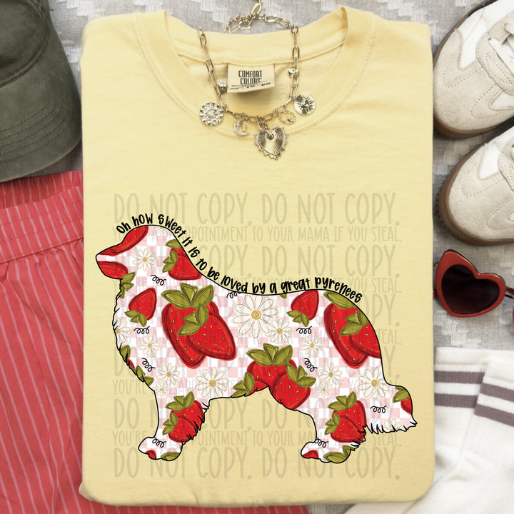 How Sweet Dog DTF Print