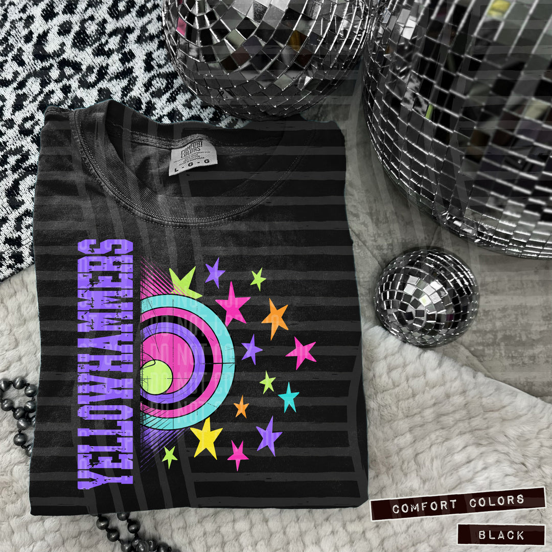 Rainbow Retro DTF Print