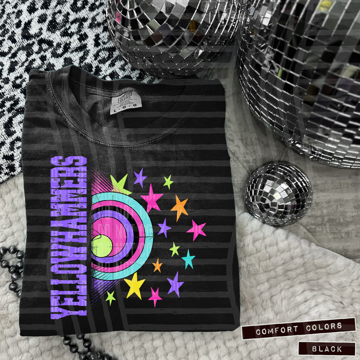 Rainbow Retro DTF Print