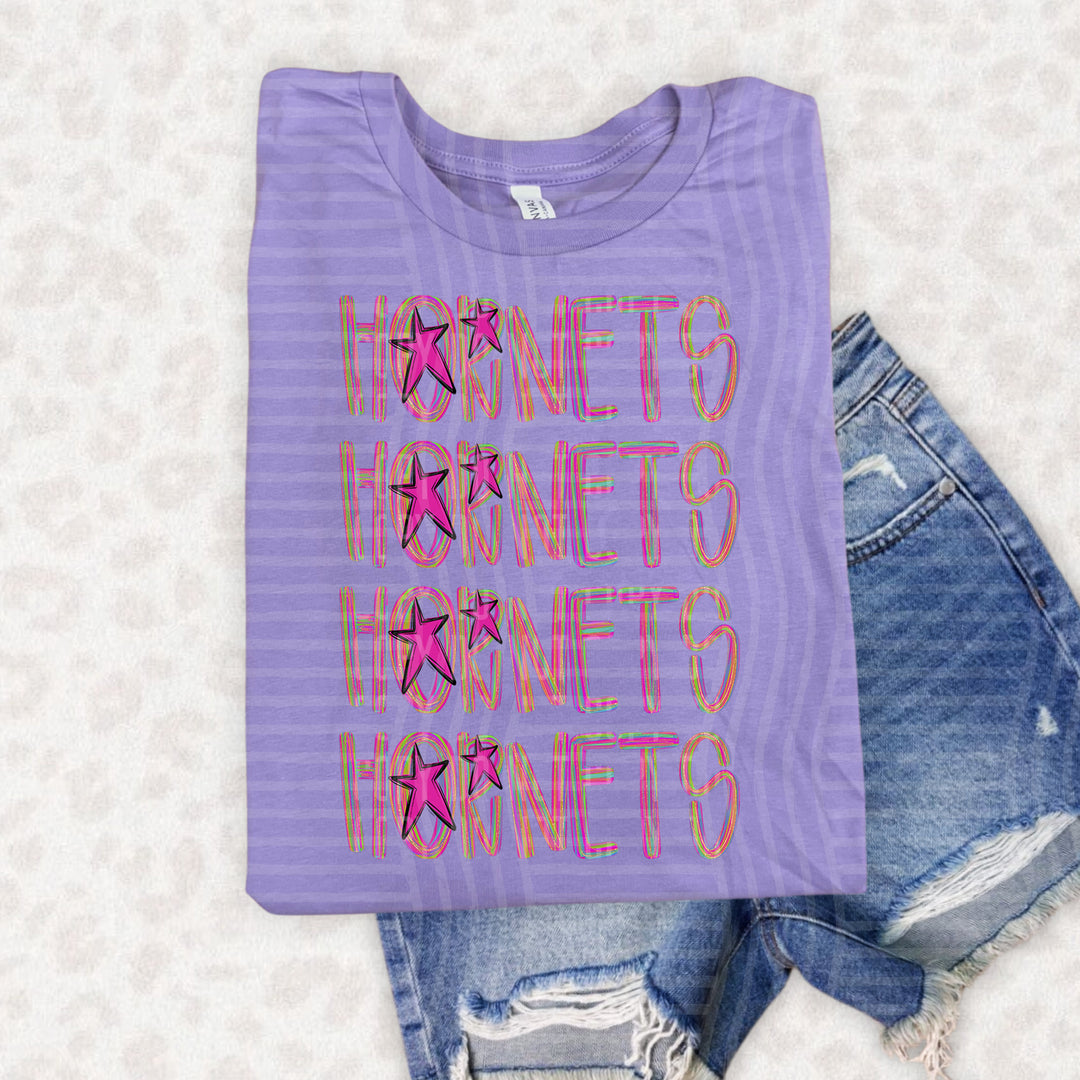 Brushstroke Quad DTF Print