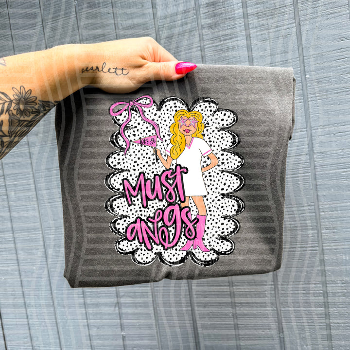 Preppy Gals Brunette DTF Print