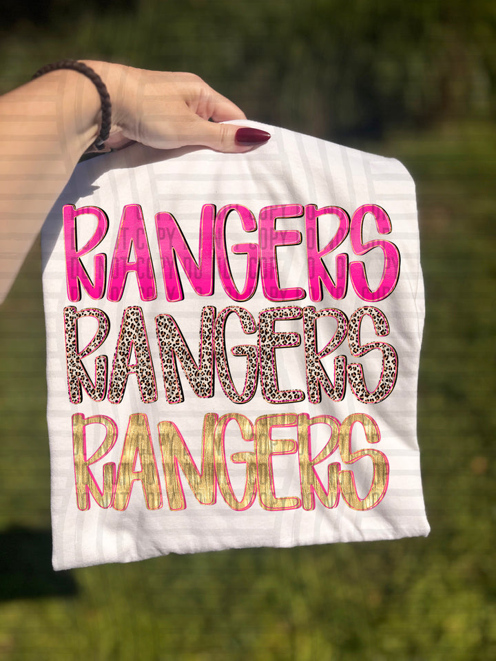 Pretty In Pink Triple Stacked DTF Print