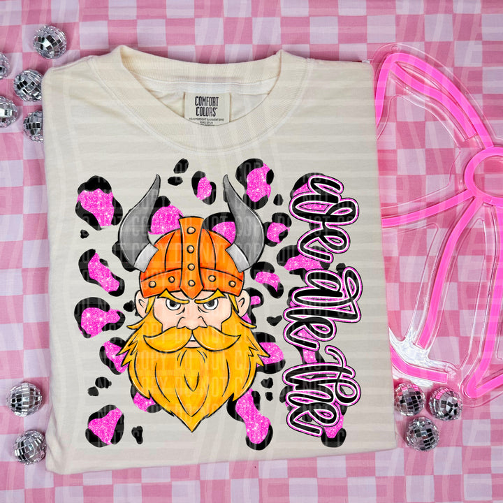 Preppy Leopard Mascot Heads DTF Print