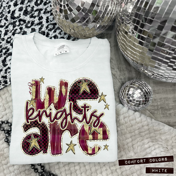 Maroon We Are DTF Print
