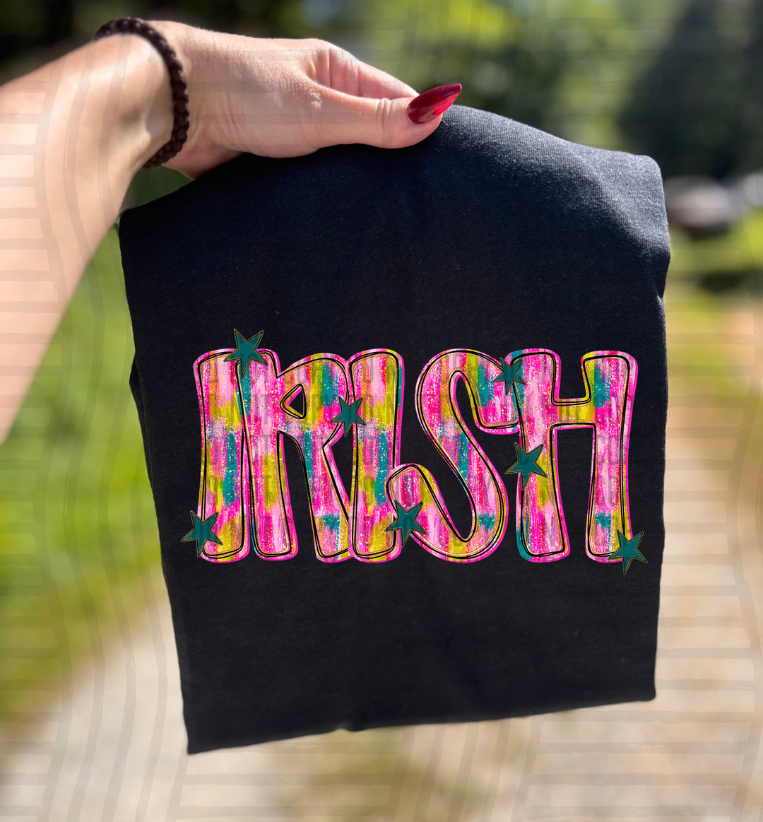 Holiday Brushstroke DTF Print