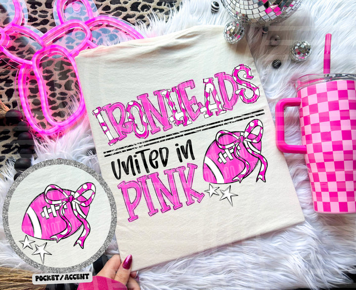United In Pink Mascots DTF Print