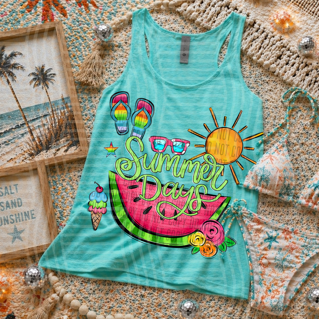 Summer Days DTF Print