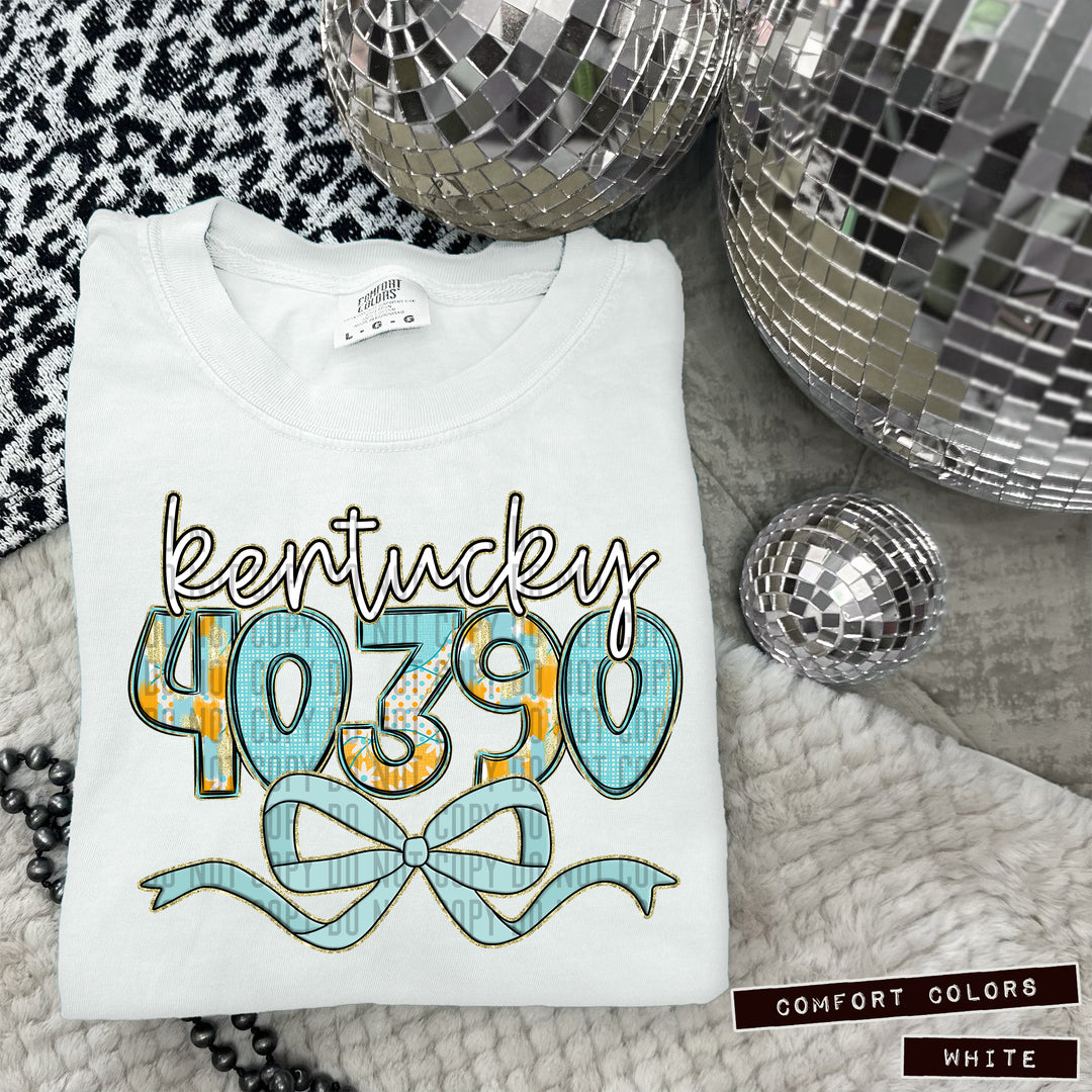 Dotted Daisy Zip Codes DTF Print