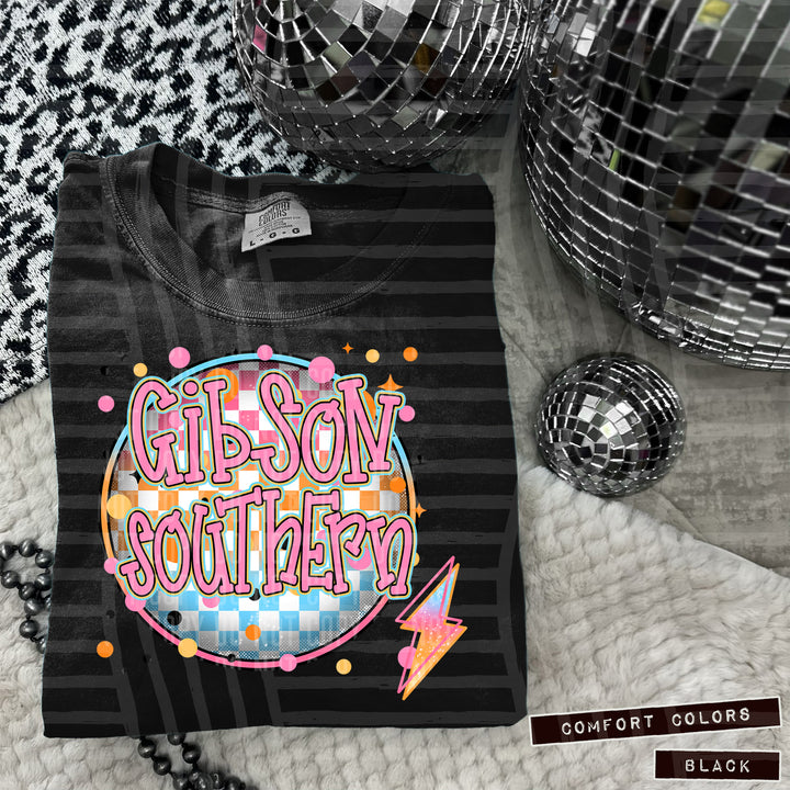 Neon Bright Circle DTF Print