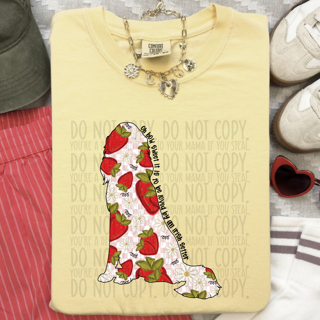 How Sweet Dog DTF Print